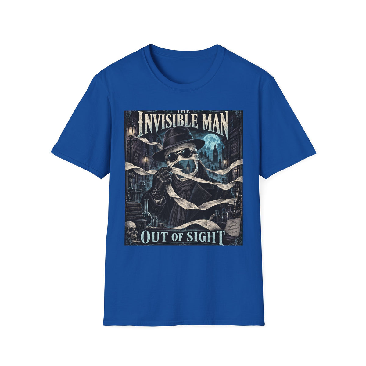 Invisible Man Graphic T-Shirt — Vintage Horror Novel Design