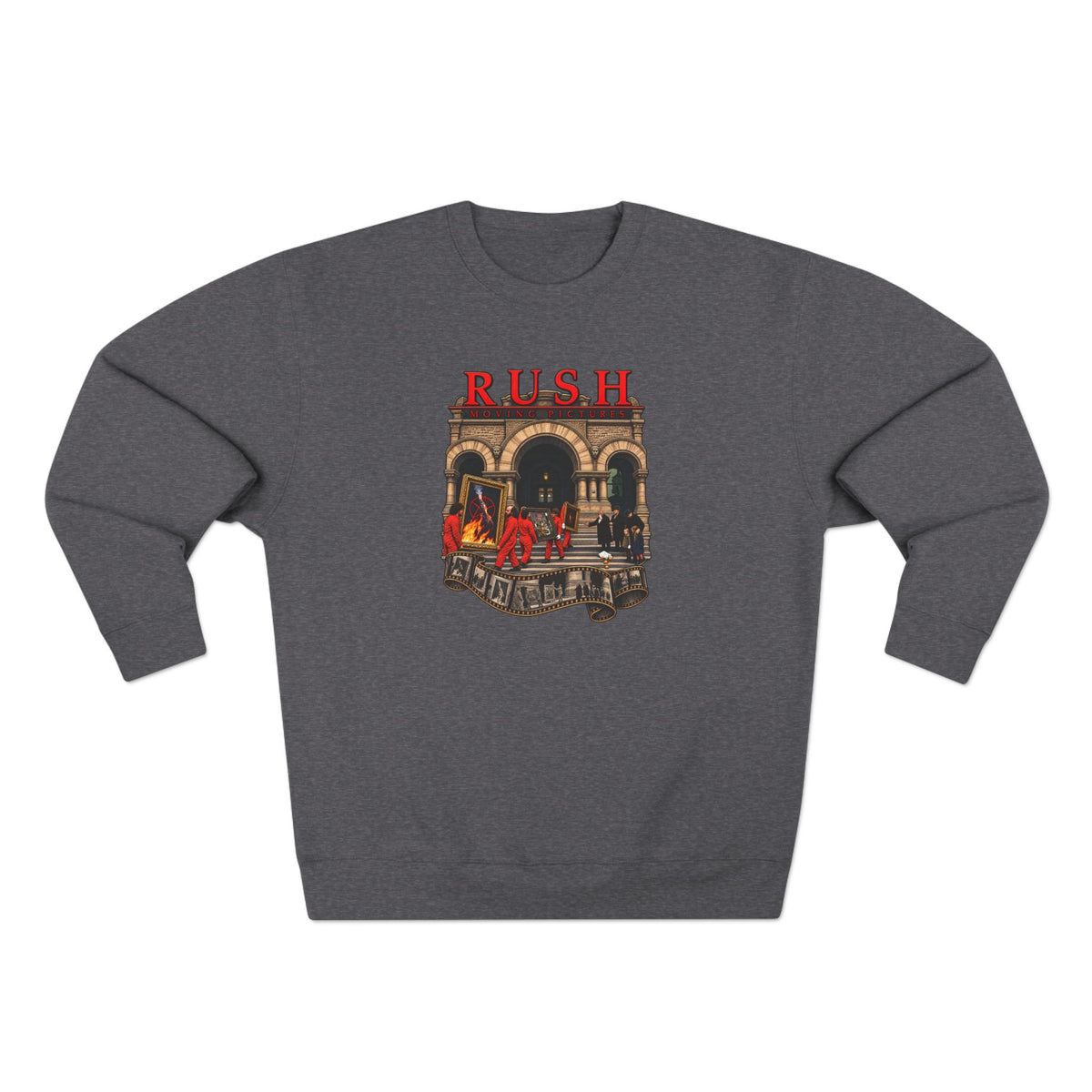 Rush | Moving Pictures | Band Album Art Crewneck Sweatshirt