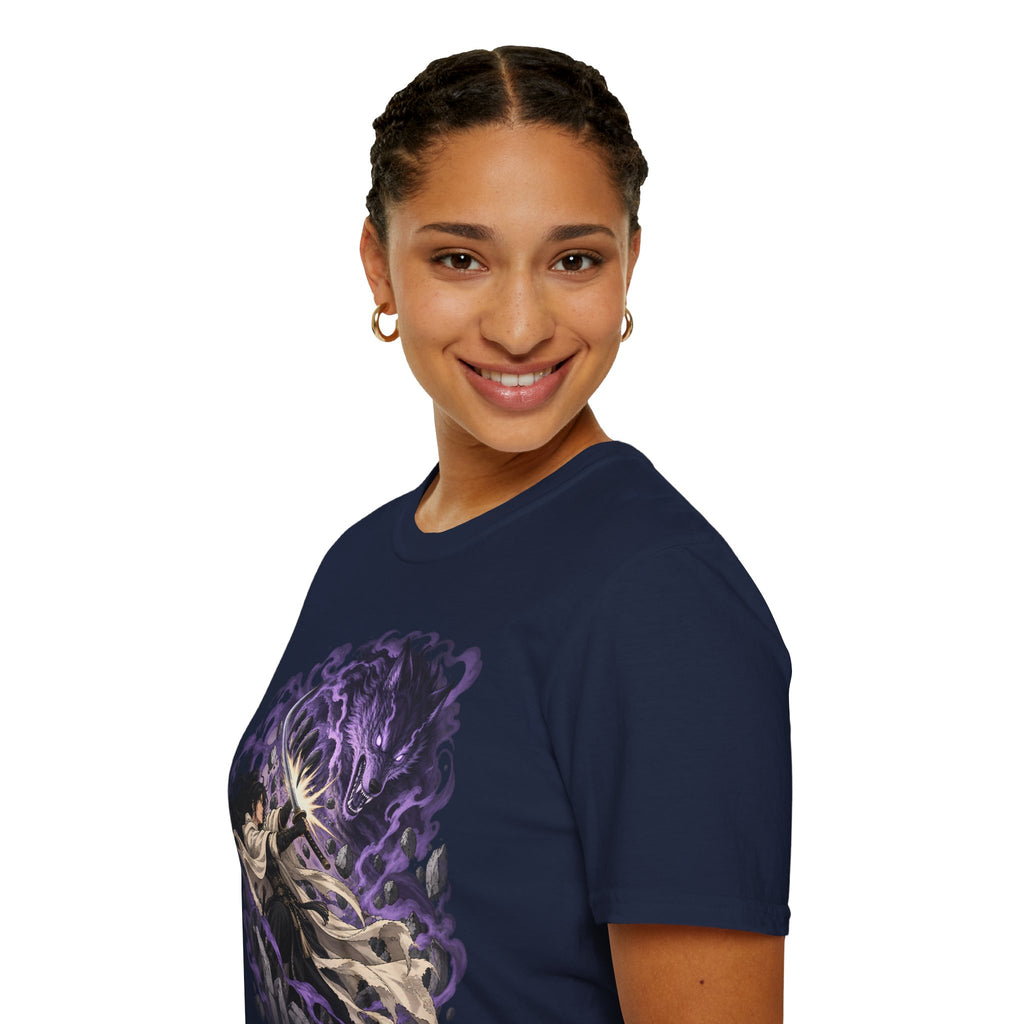 Trial of the Wolf | Samurai Anime Storm Warrior T-Shirt
