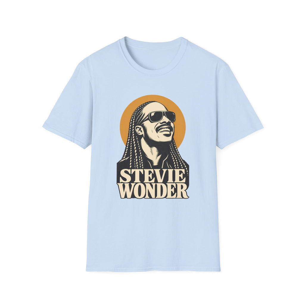 Stevie Wonder Graphic T-Shirt - Retro Soul Music Tee
