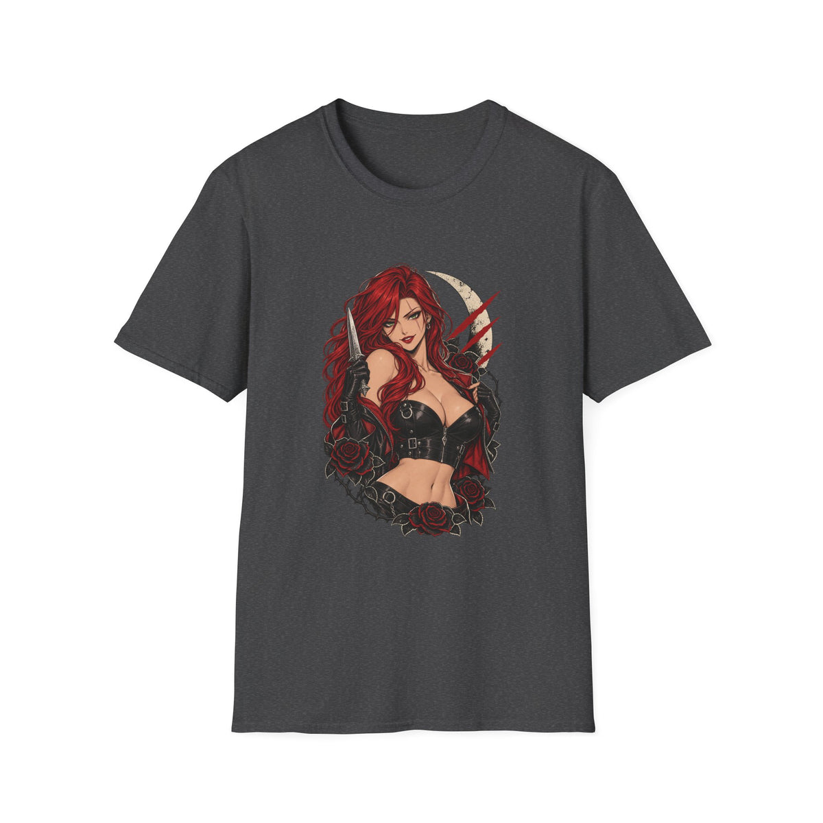 Katarina | League of Legends | Gothic Redhead Pin Up Assasin T-Shirt