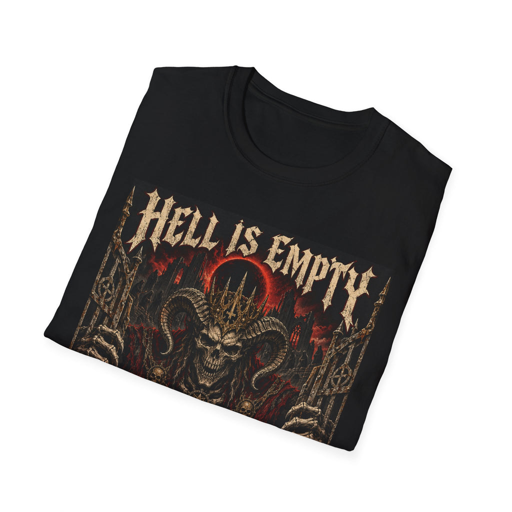 Hell Is Empty, The Devils Are Here | Gothic Demon Graphic