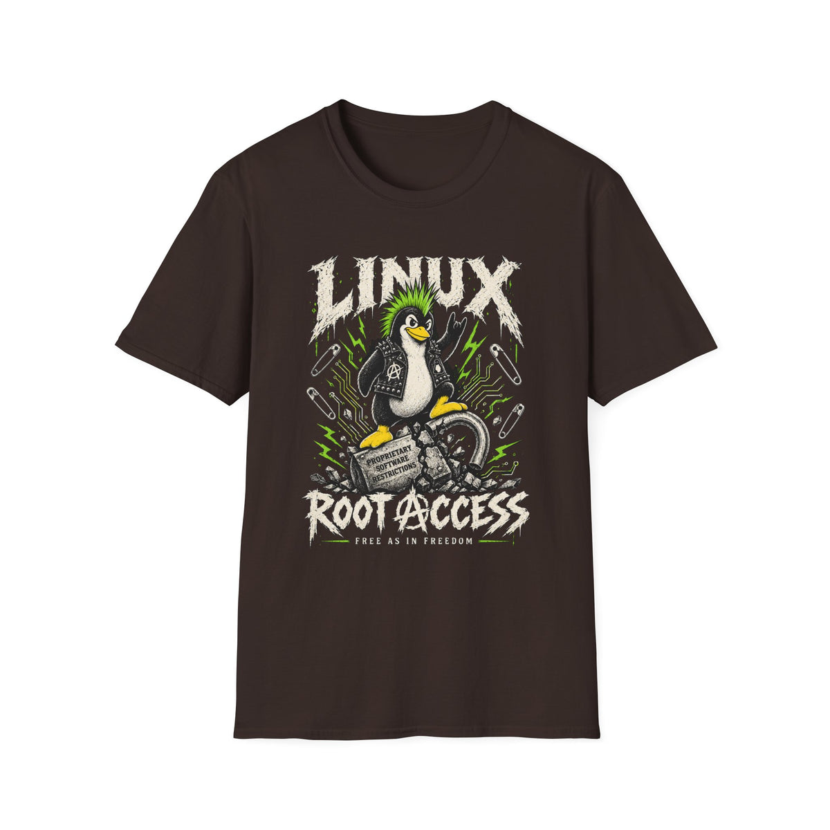 Linux | Root Access | Penguin Hacker | Graphic Tee