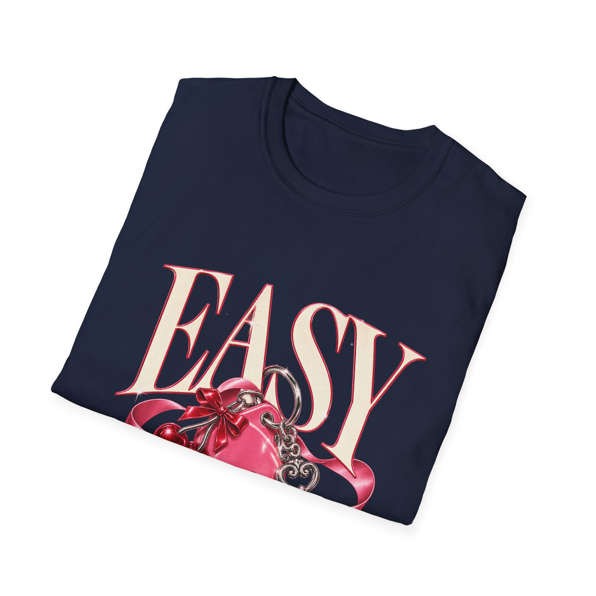 Sugababes | Easy Lockheart Pink Key & Heart Graphic T Shirt