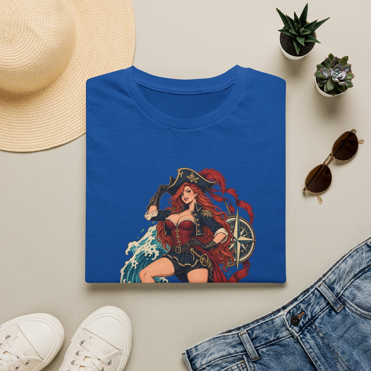 Miss Fortune | League of Legends | Sexy Pirate Pin-Up T-Shirt