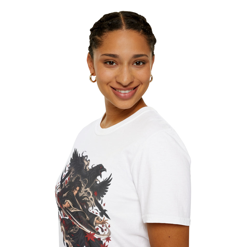 Raven Master | Japanese Samurai | Dark Fantasy T-Shirt