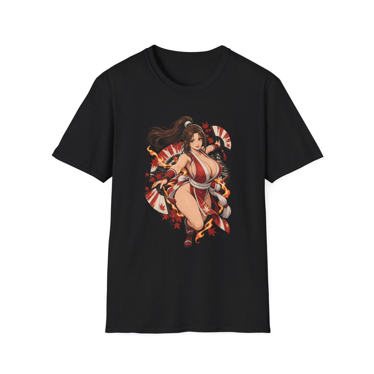 Mai Shiranui | Fatal Fury | Anime Style Pin up Girl Warrior T-Shirt