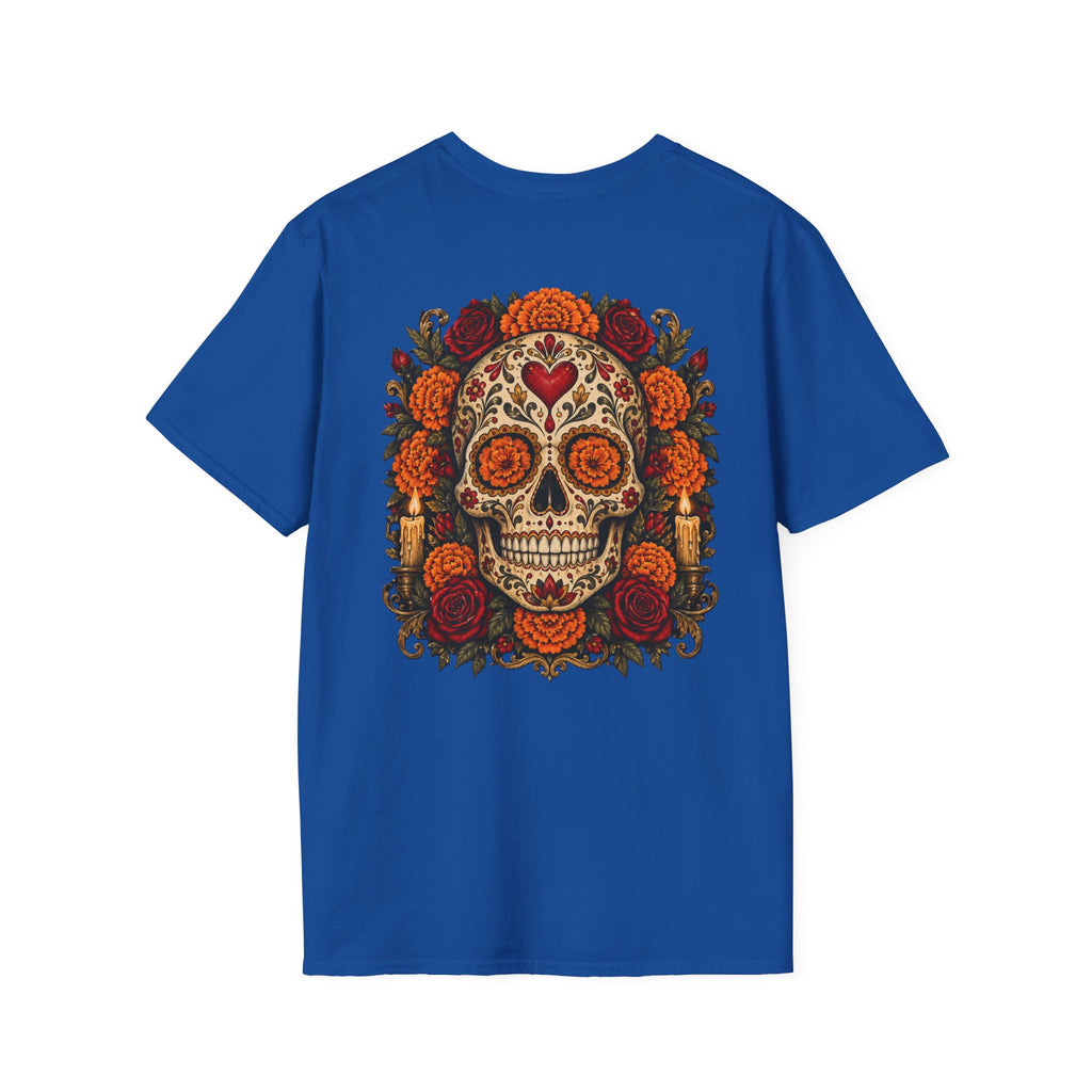Sugar Skull | Day of the Dead | Floral Skull Graphic Tee