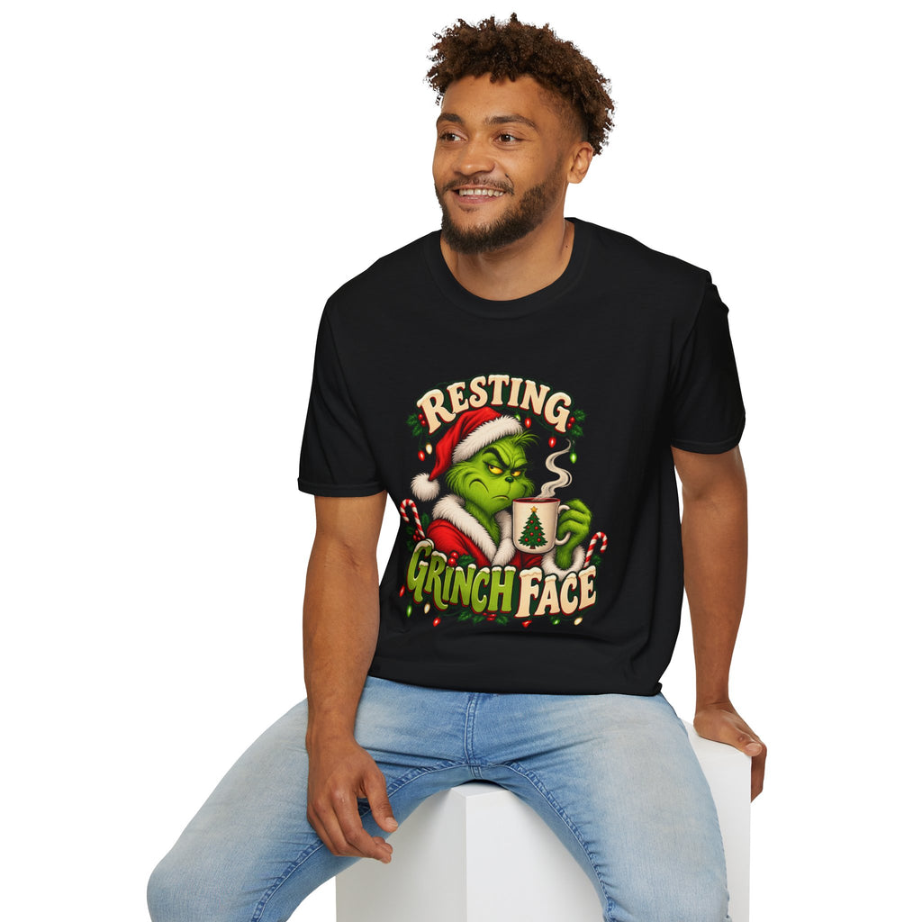 Christmas | Resting Grinch Face | Graphic Tee