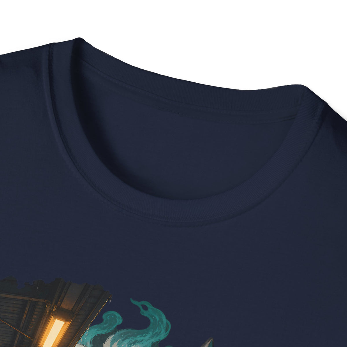Wolf in the Rain | Last Train Home T-Shirt | Urban Nightscape Graphic Tee