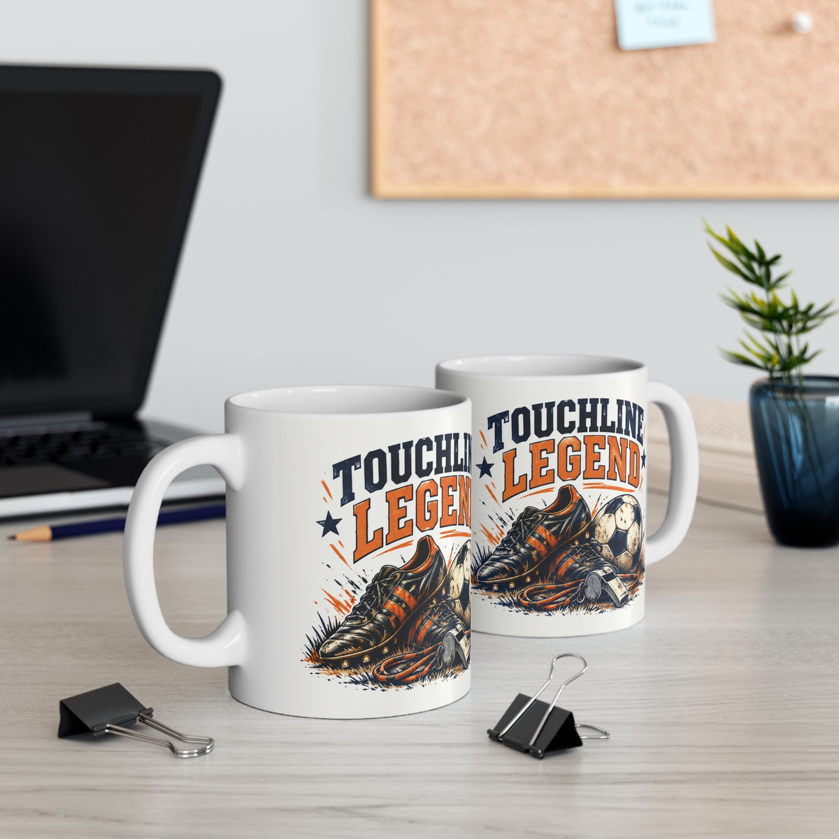 Touchline Legend | Football Coach Coffee Cup Gift (11oz)