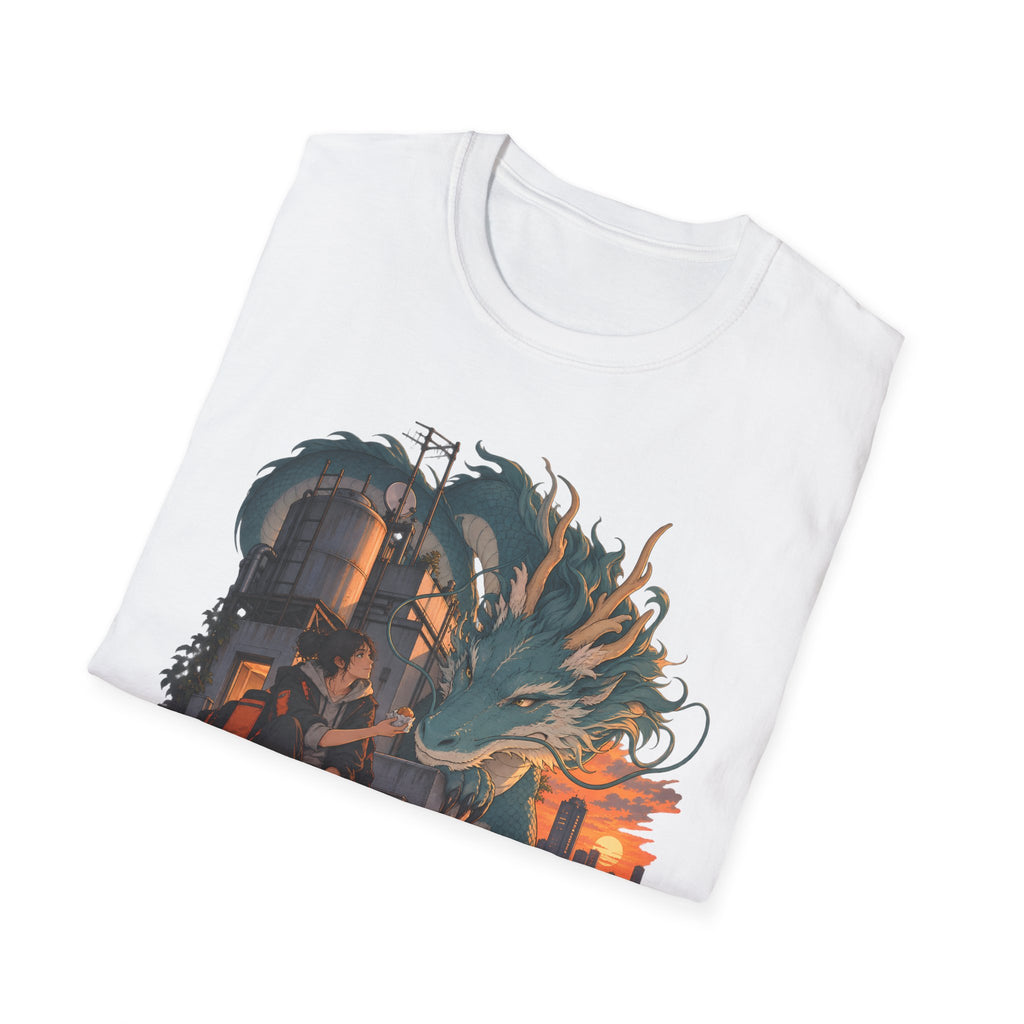 Serpent Cityscape | Urban Japanese Dragon T-Shirt