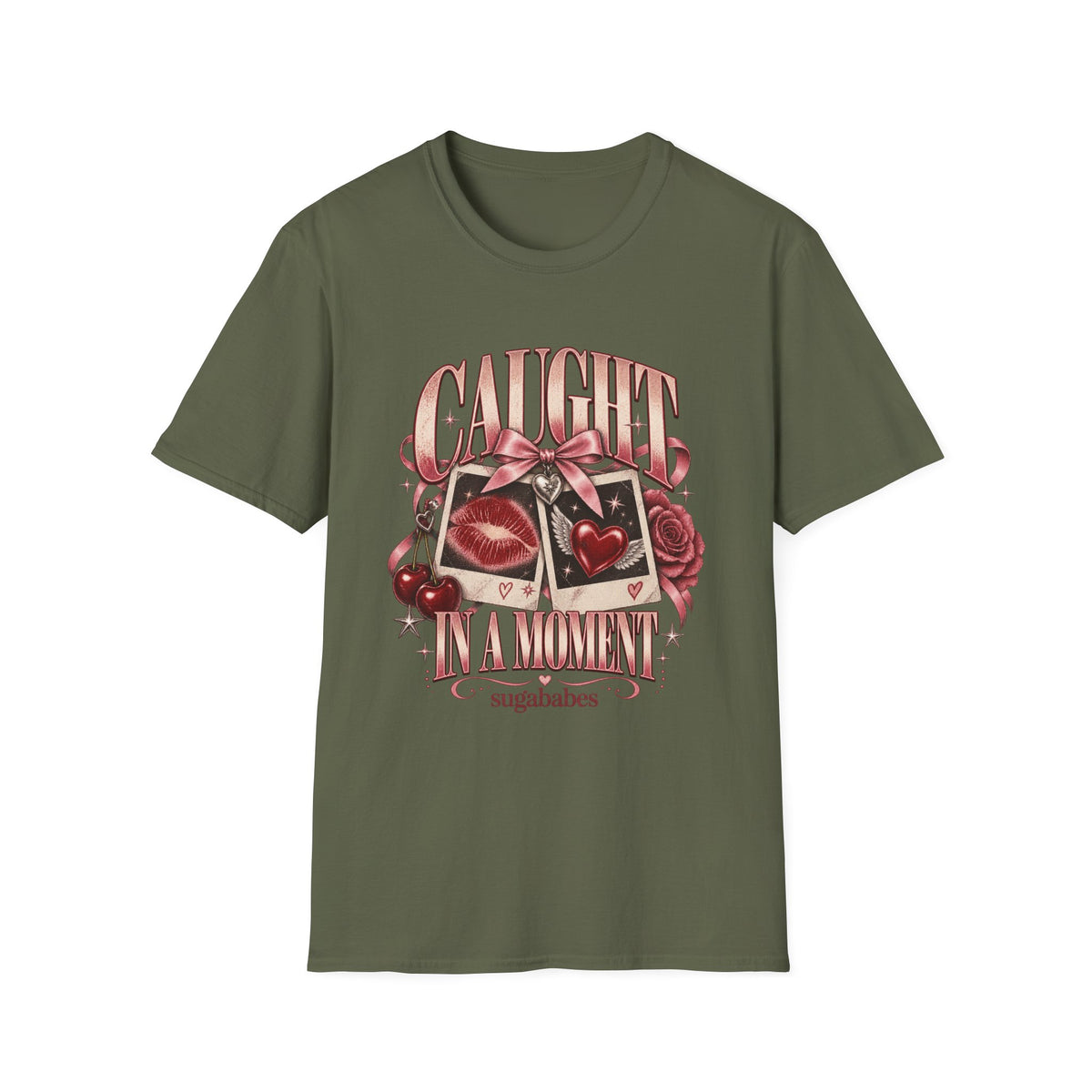 Caught In A Moment | Sugababes | Vintage Heart Polaroid Graphic Tee