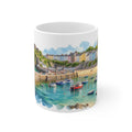 Tenby Harbour Mug | Pembrokeshire Watercolour | Welsh Seaside Gift