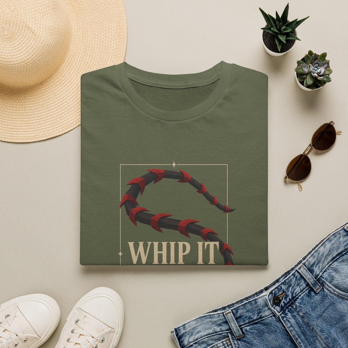 Whip It OSRS Abyssal Whip Runscape Inspired Graphic T-Shirt