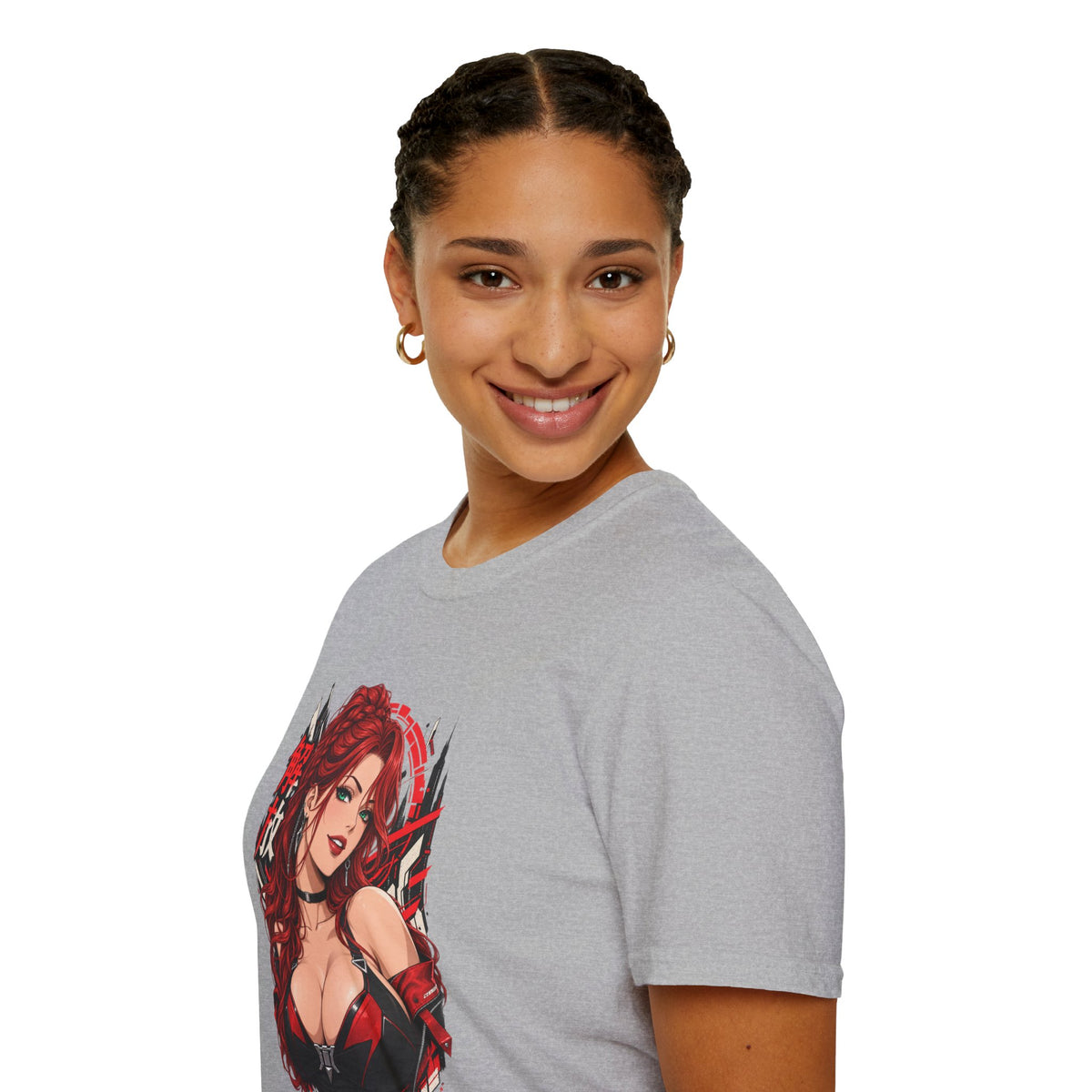 Red Widow | Sexy Anime Pin Up Girl | Waifu T-Shirt