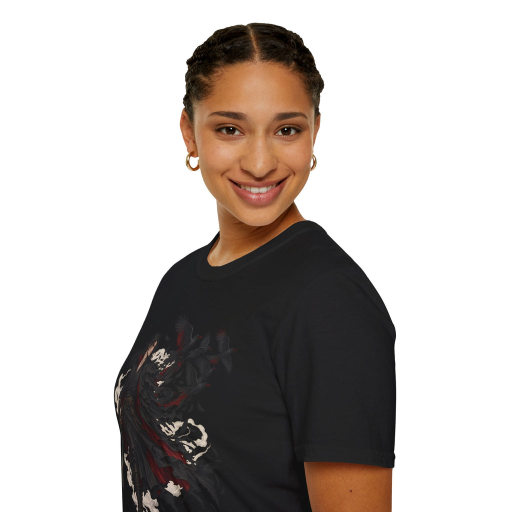 Dark Samurai | Raven Warrior Spirit | Graphic T Shirt