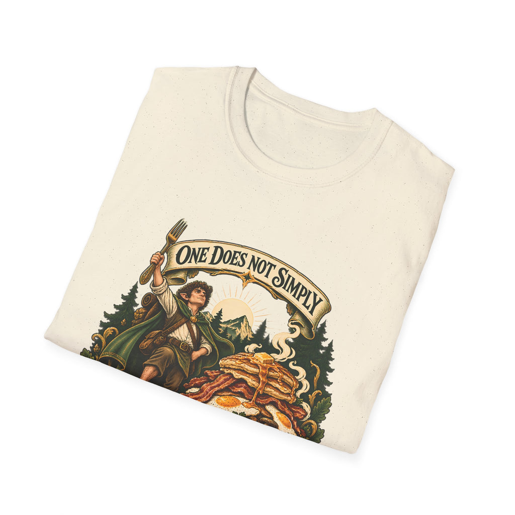 One Does Not Simply Skip Second Breakfast | Funny Hobbit Breakfast Graphic