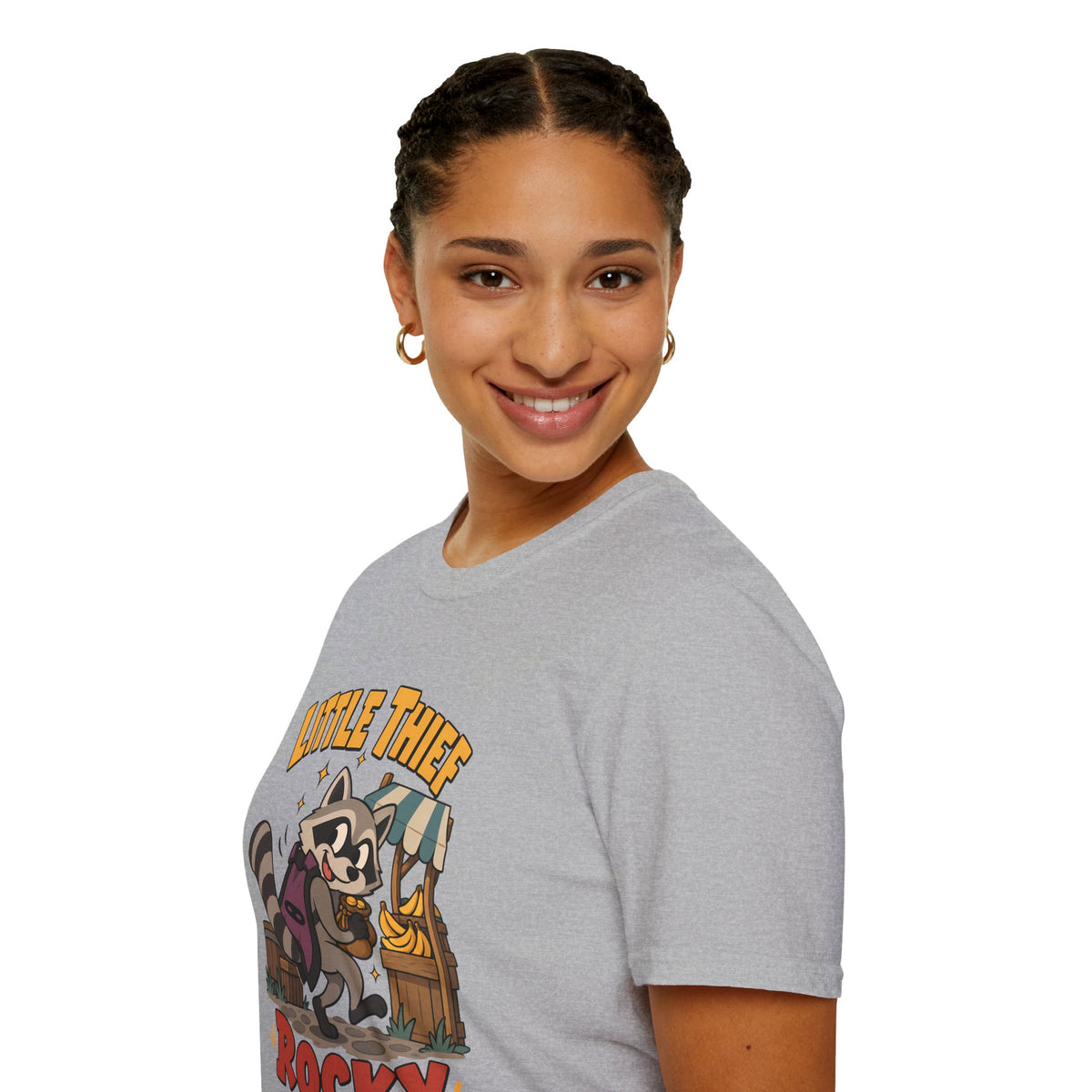 Little Thief Rocky T-Shirt - Cute OSRS Rocky Tee