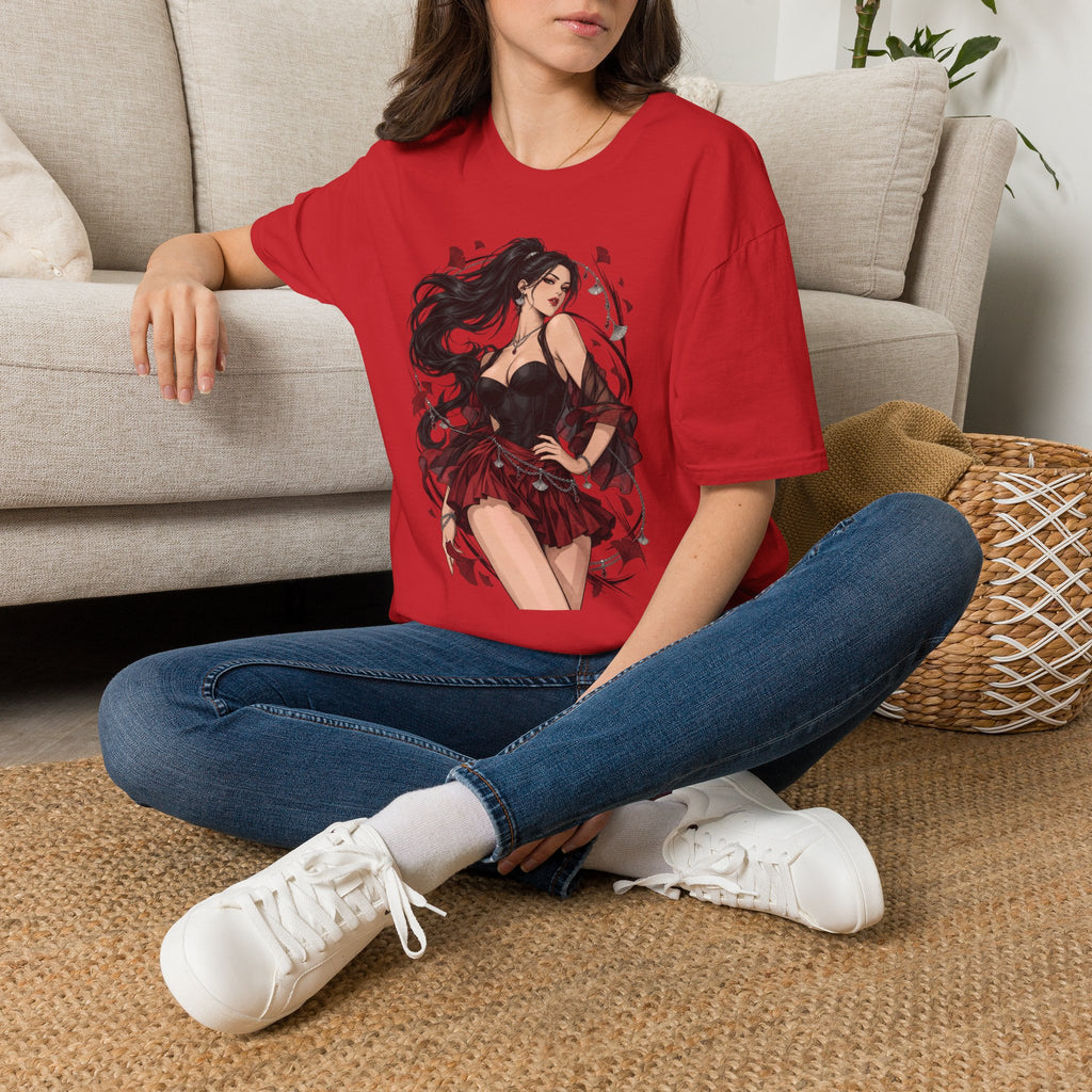 Victoria | Japanese Anime Style Sexy Pin Up Girl Graphic Shirt
