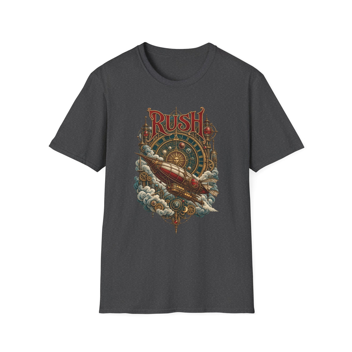 Rush | Clockwork Flight | Prog Band Airship T-Shirt