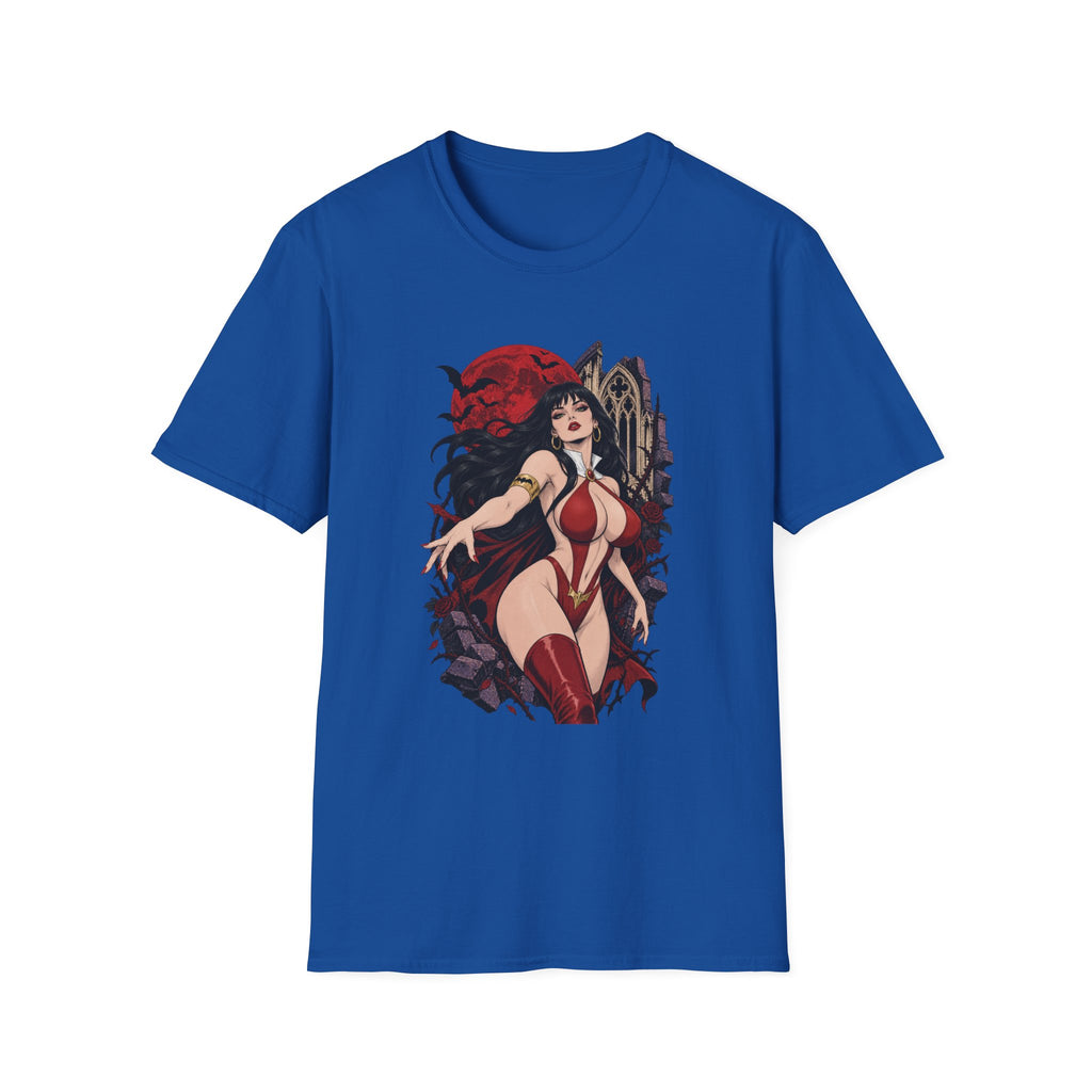 Vampirella | Sexy Vampire Queen | Pin Up Girl | Sexy Halloween Graphic T-Shirt