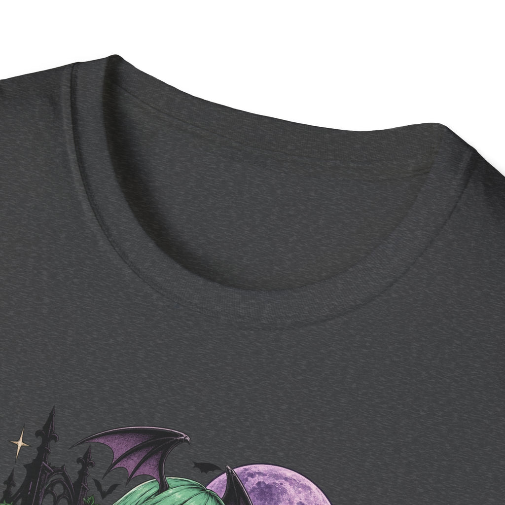 Morrigan | Sexy Succubus Pin Up Girl | Gothic Sorceress Halloween Gamer T-Shirt