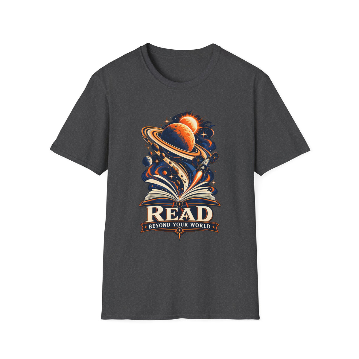 Read Beyond Your World | Book and Space Lovers T-Shirt | Project Hail Mary Inspired
