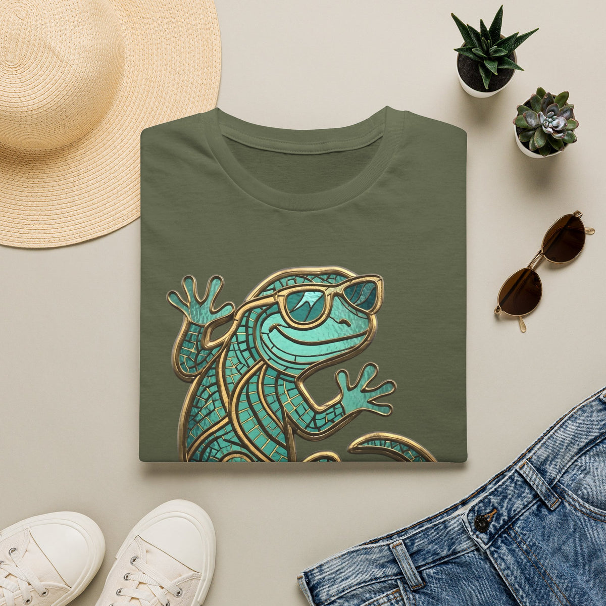 Gecko Time - Summer / Gecko Lizard Summer T-Shirt
