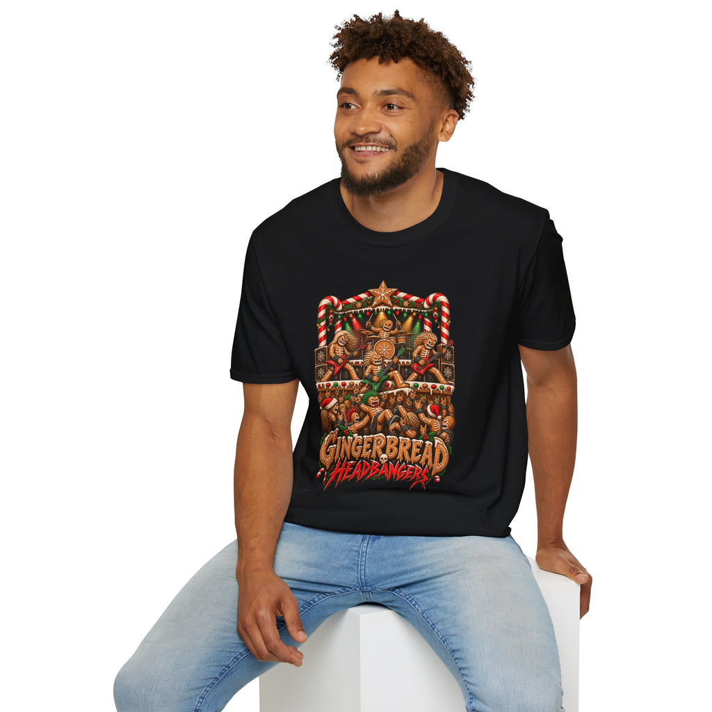 Gingerbread Headbangers | Christmas T-Shirt