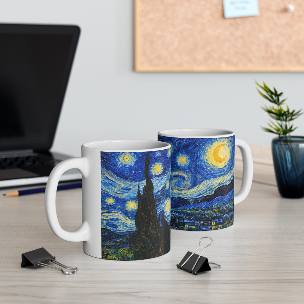 A Starry Night | Classic Art Coffee Mug Gift (11oz)