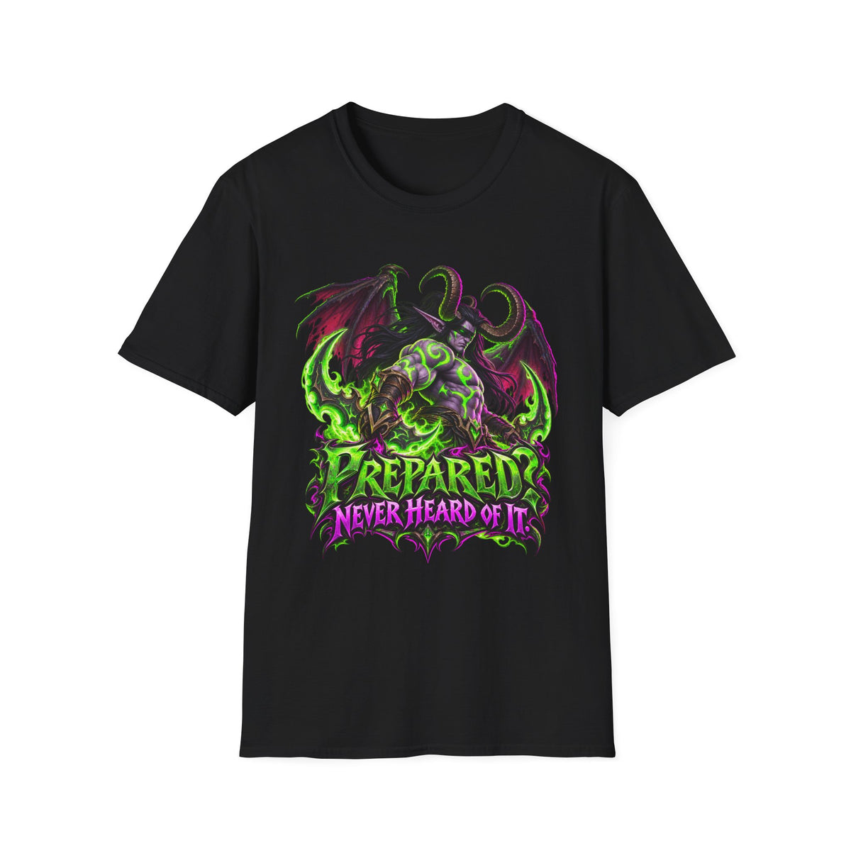 World of Warcraft | WoW | Illidan Demon Hunter Design | Prepared? Never Heard of It.