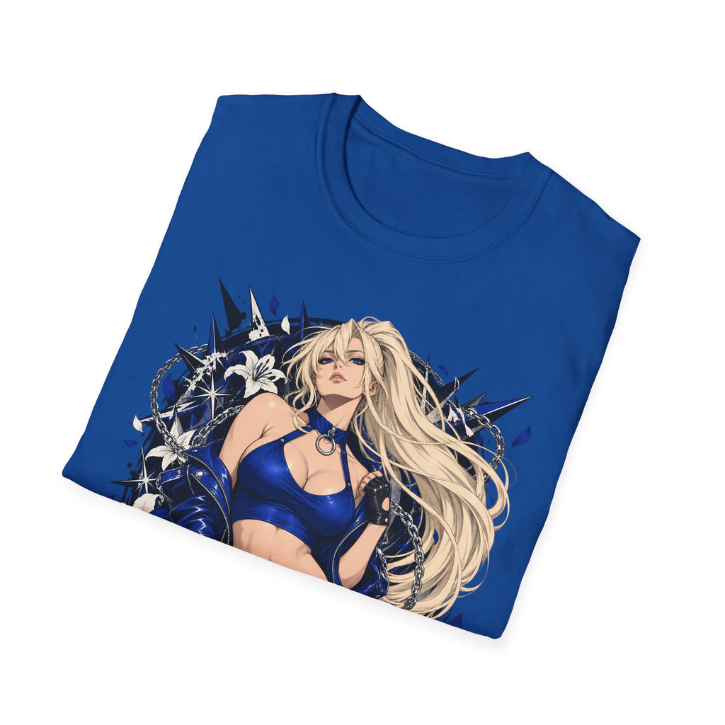 Electric Girl | Japanese Anime | Blonde Bombshell Pin Up Graphic Shirt