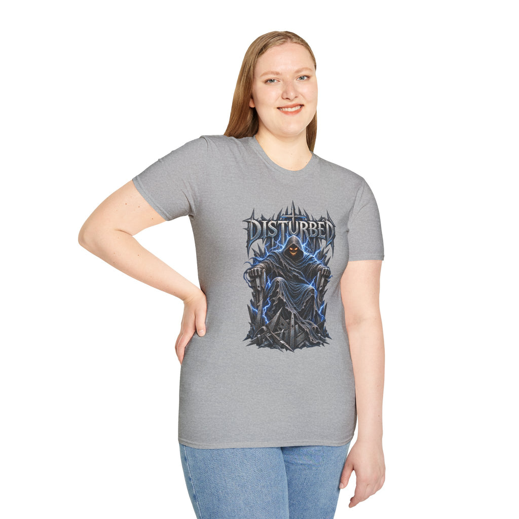 Disturbed | Storm Throne | The Guy | Grim Reaper Band T-Shirt