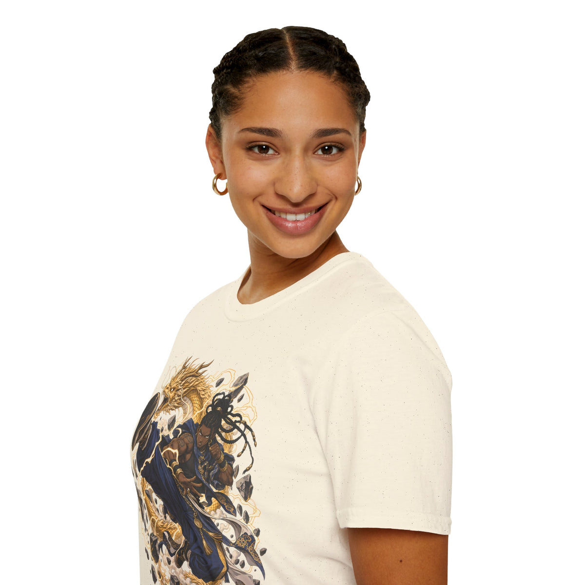 Golden Dragon | Ninja Dragon Kick | Martial Arts Warrior T Shirt