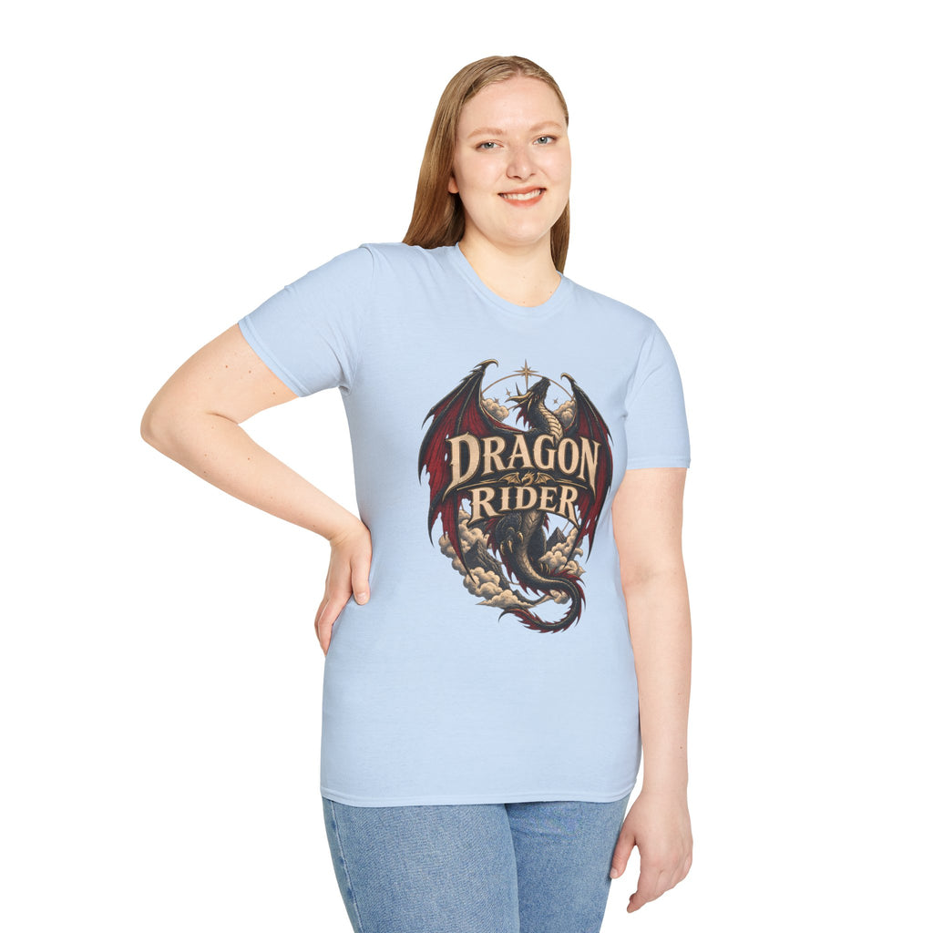 Dragon Rider | Fourth Wing Fantasy Book Inspired Dragon T-Shirt