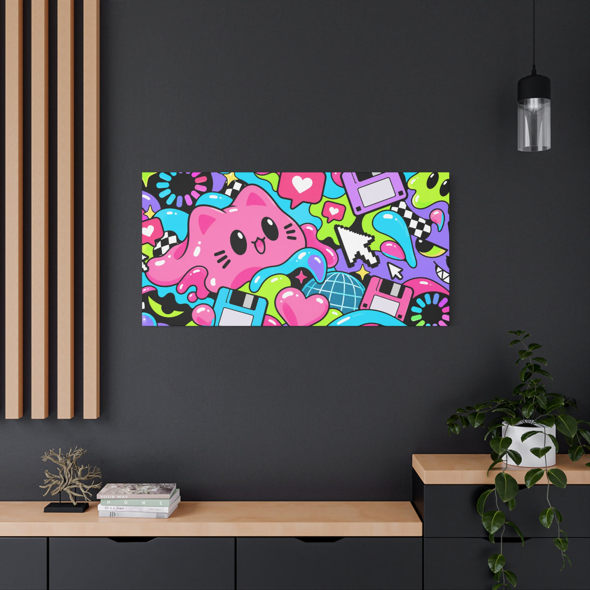 Wall art | Internet Jelly: Digital Culture Pop Art Print