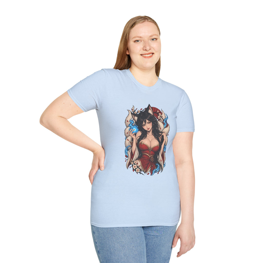 Ahri | League of Legends | Anime Pin Up Kitsune Girl T-Shirt