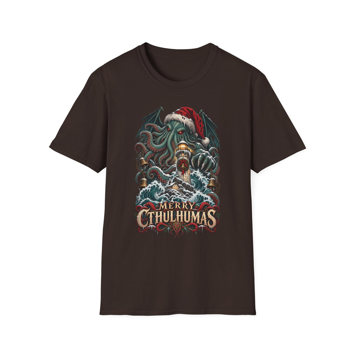 Merry Cthulhumas | Cthulhu Christmas T-Shirt