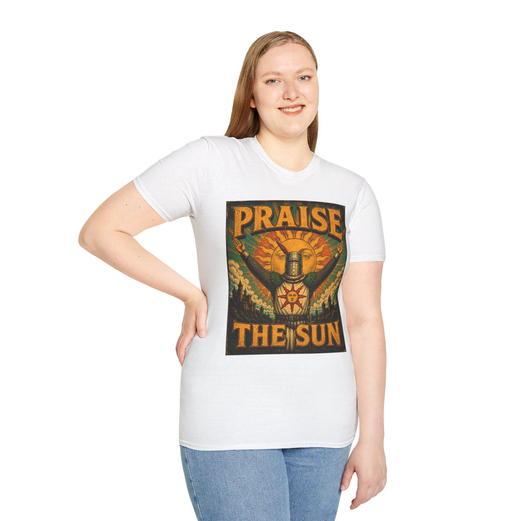 Praise the Sun T-Shirt — Dark Souls-Inspired Gaming Tee