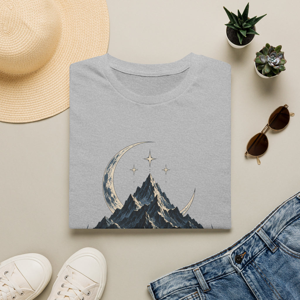 Night Court Mountain | ACOTAR Book Crescent Moon & Stars Graphic