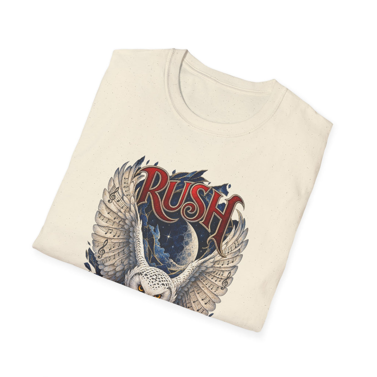 Rush | Fly by Night | Prog Rock | Owl Band Graphic T-Shirt