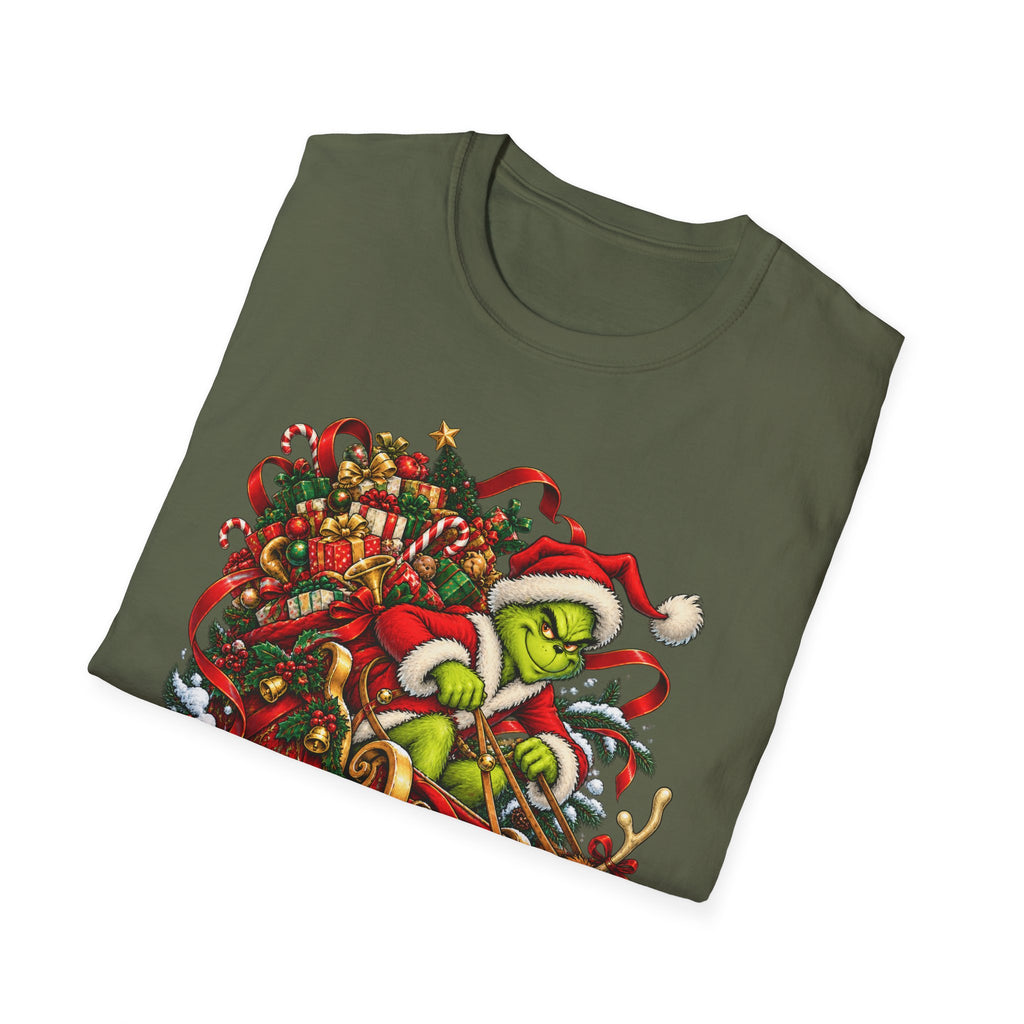 Grinch & Max Sleigh Ride | Funny Christmas T Shirt