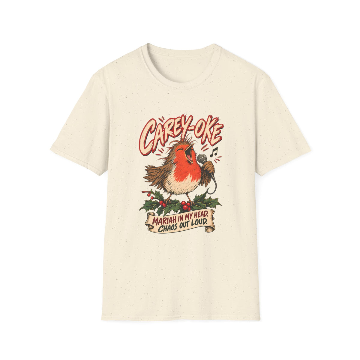 Robin 'Carey-oke' T-Shirt | Mariah in My Head Funny Holiday Tee