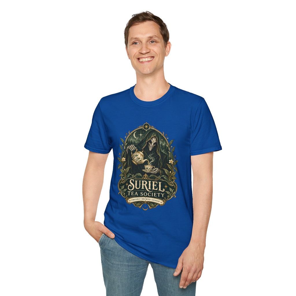 Suriel Tea Society | Freshley Brewed Gossip | ACOTAR Book Graphic T Shirt