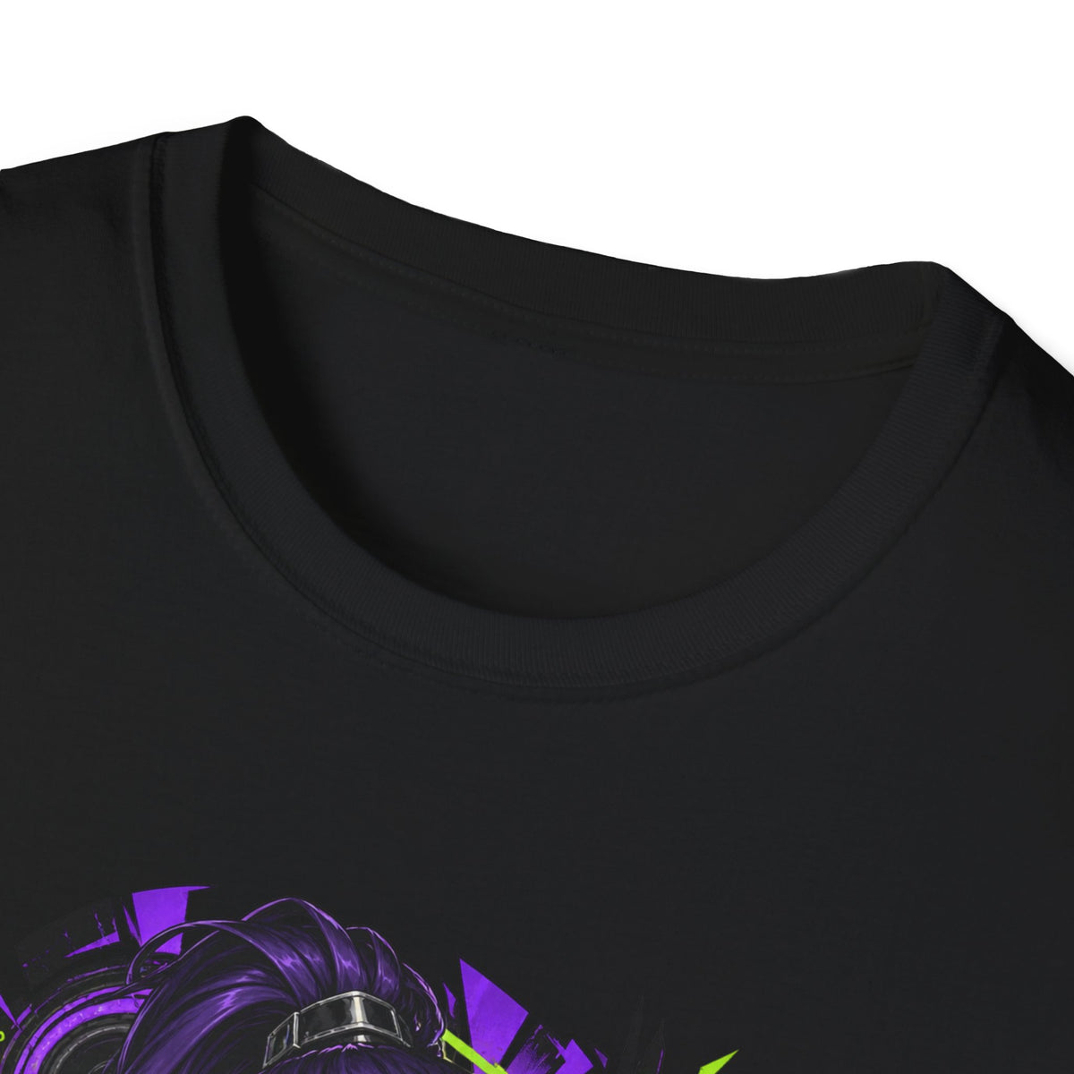 Thunder | Sexy Anime Villainess Pin Up Girl | Waifu Portrait T-Shirt