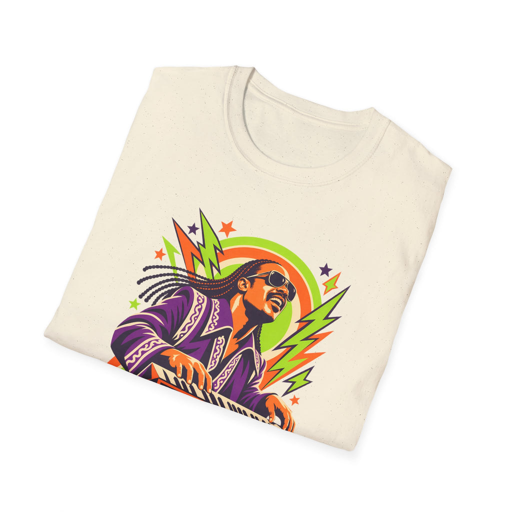 Retro Music Legend Stevie Wonder Graphic Tee
