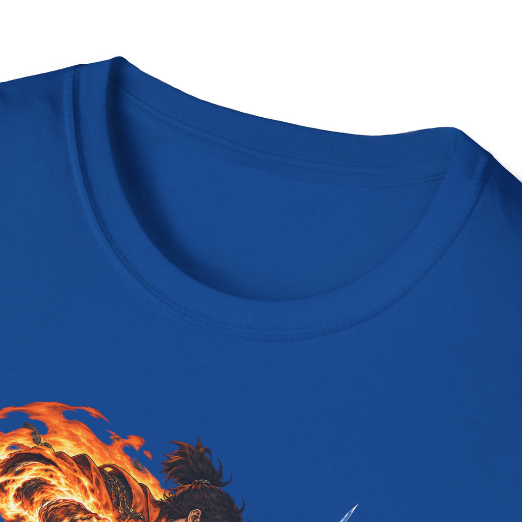 Elemental Battle | Fire vs Ice | Ninja Japanese Fantasy T-Shirt