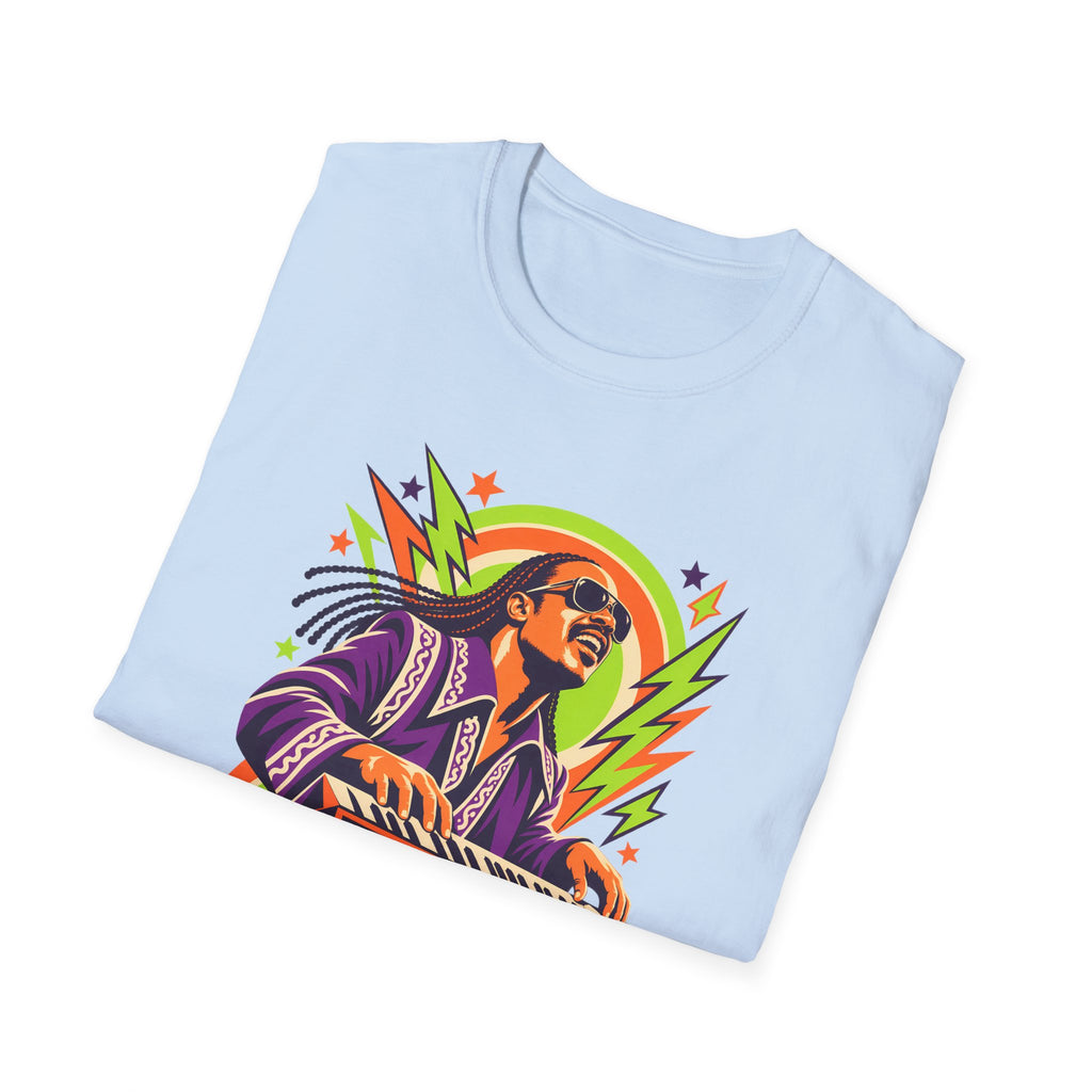 Retro Music Legend Stevie Wonder Graphic Tee