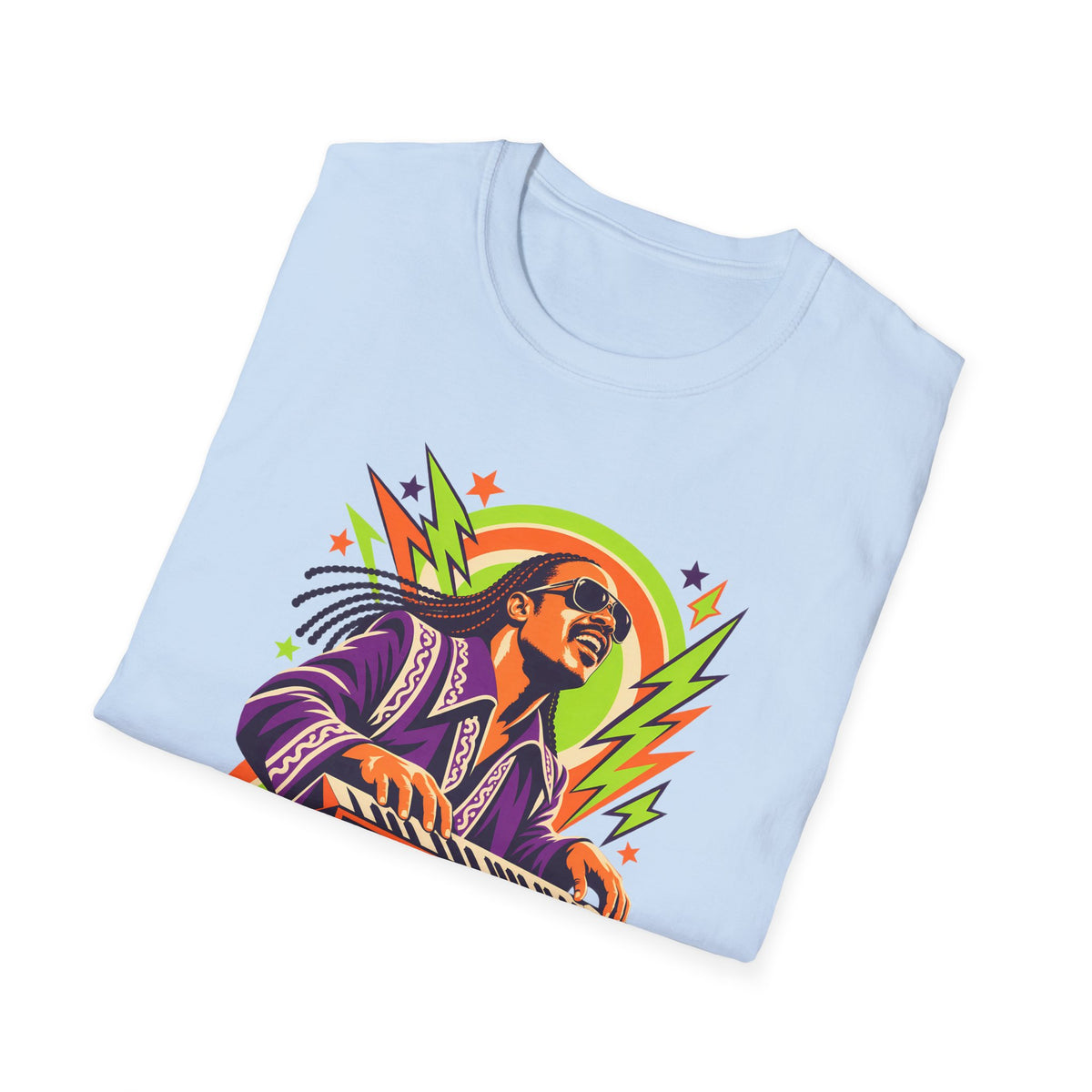 Retro Music Legend Stevie Wonder Graphic Tee